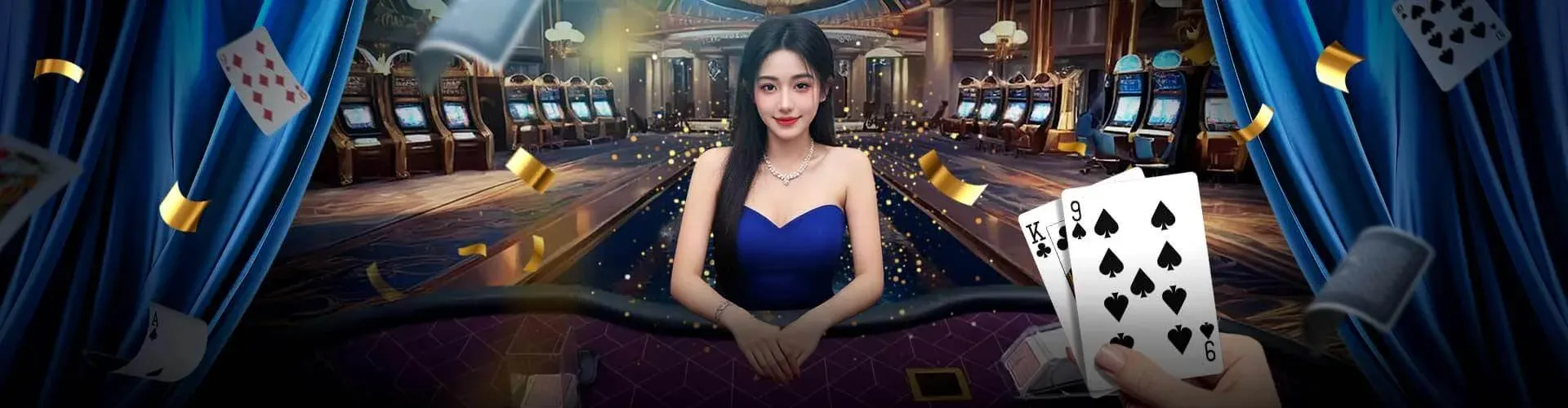 Bàn rồng hổ trong sảnh casino trực tiếp W88 với dealer chia bài